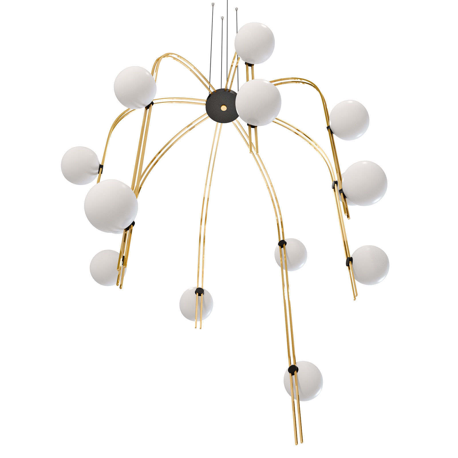 roche bobois medusa suspension 3D model_1