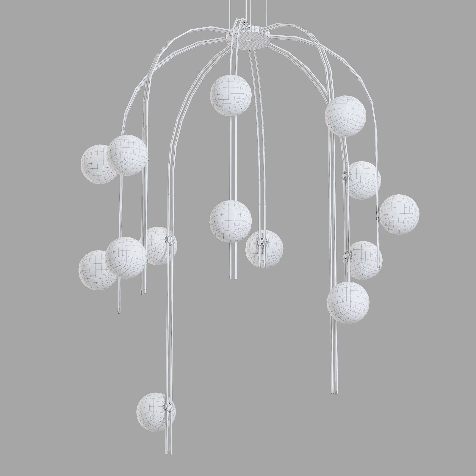 roche bobois medusa suspension 3D model_6