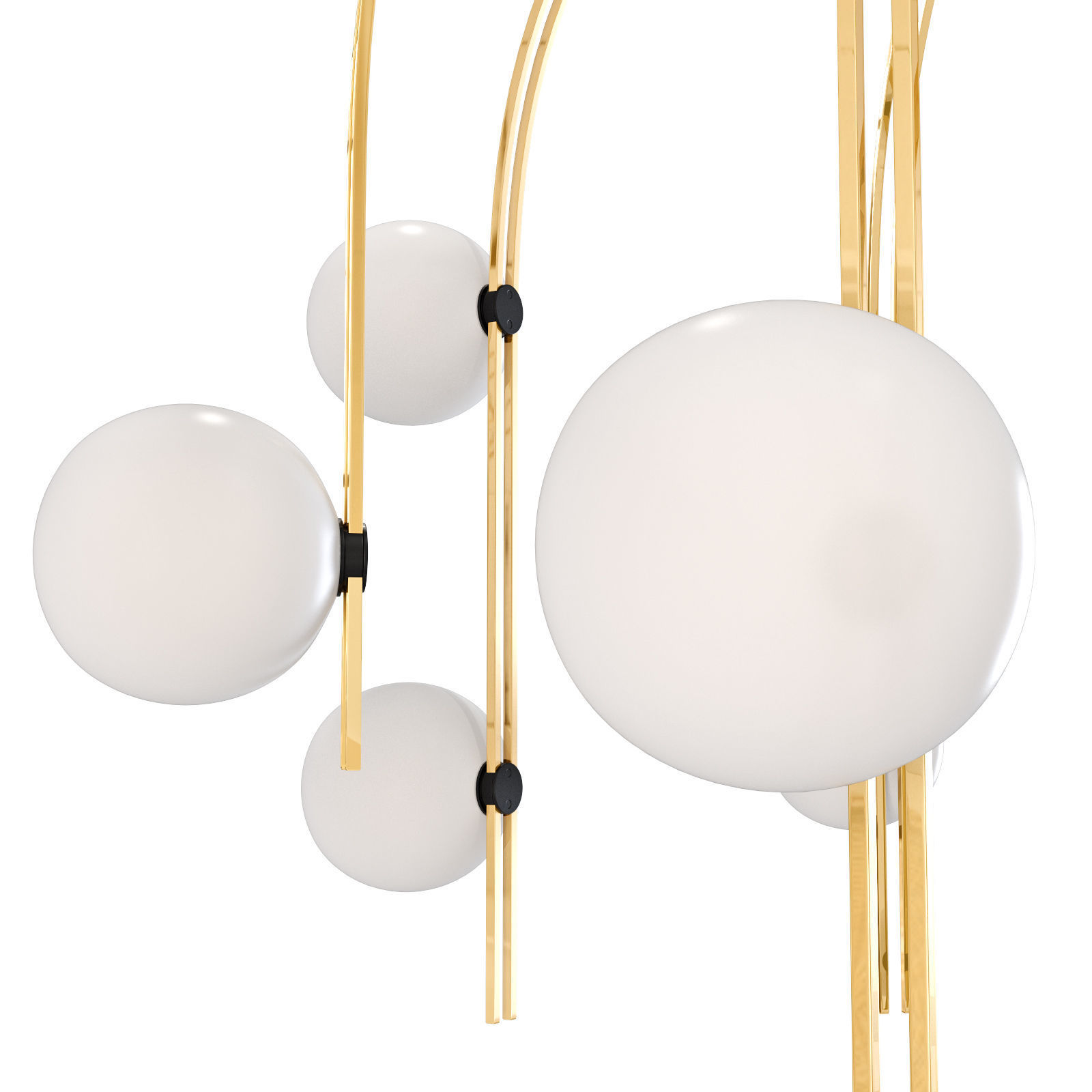 roche bobois medusa suspension 3D model_3