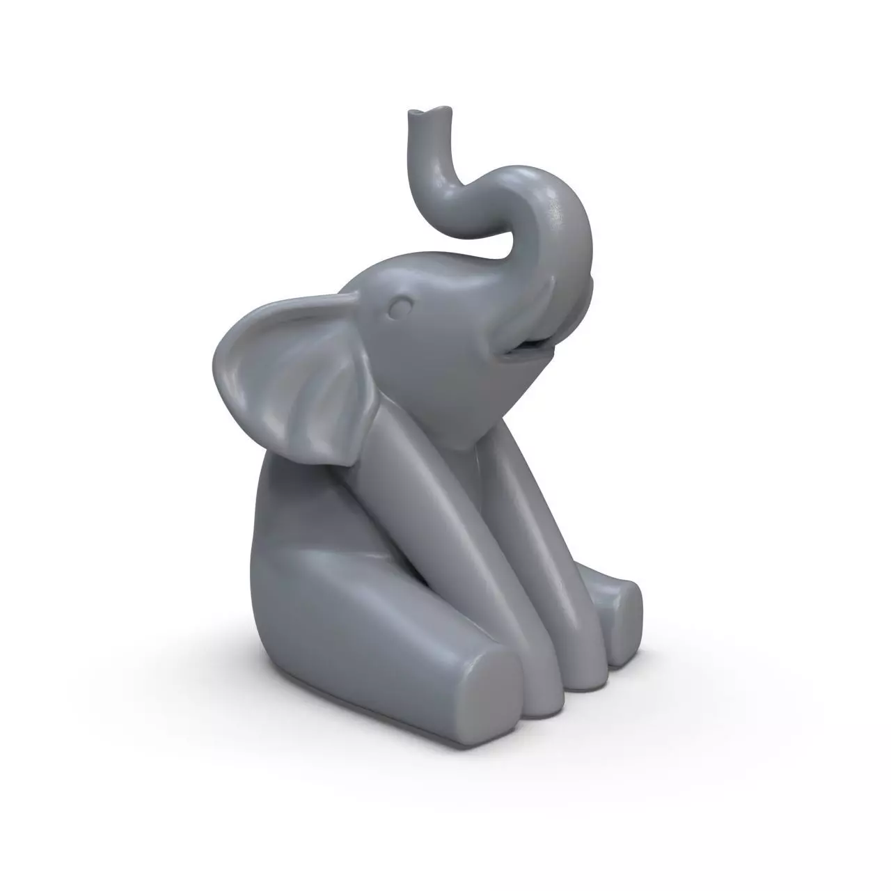elephant 3D print model_0