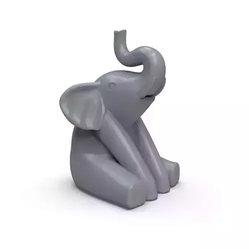elephant 3D print model