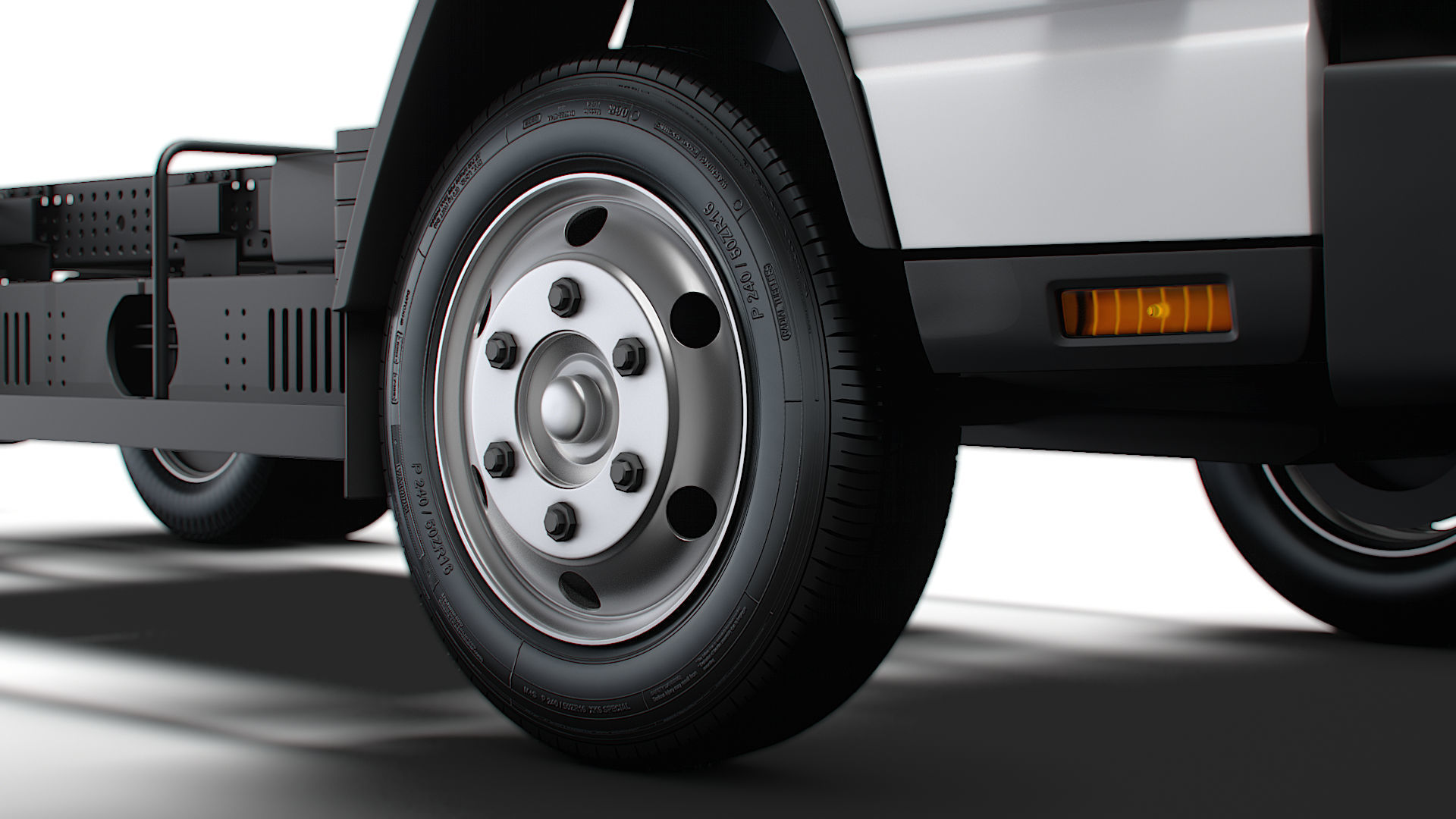 Mitsubishi Fuso E Canter ExtraWideCab 3400 2024 3D model_11