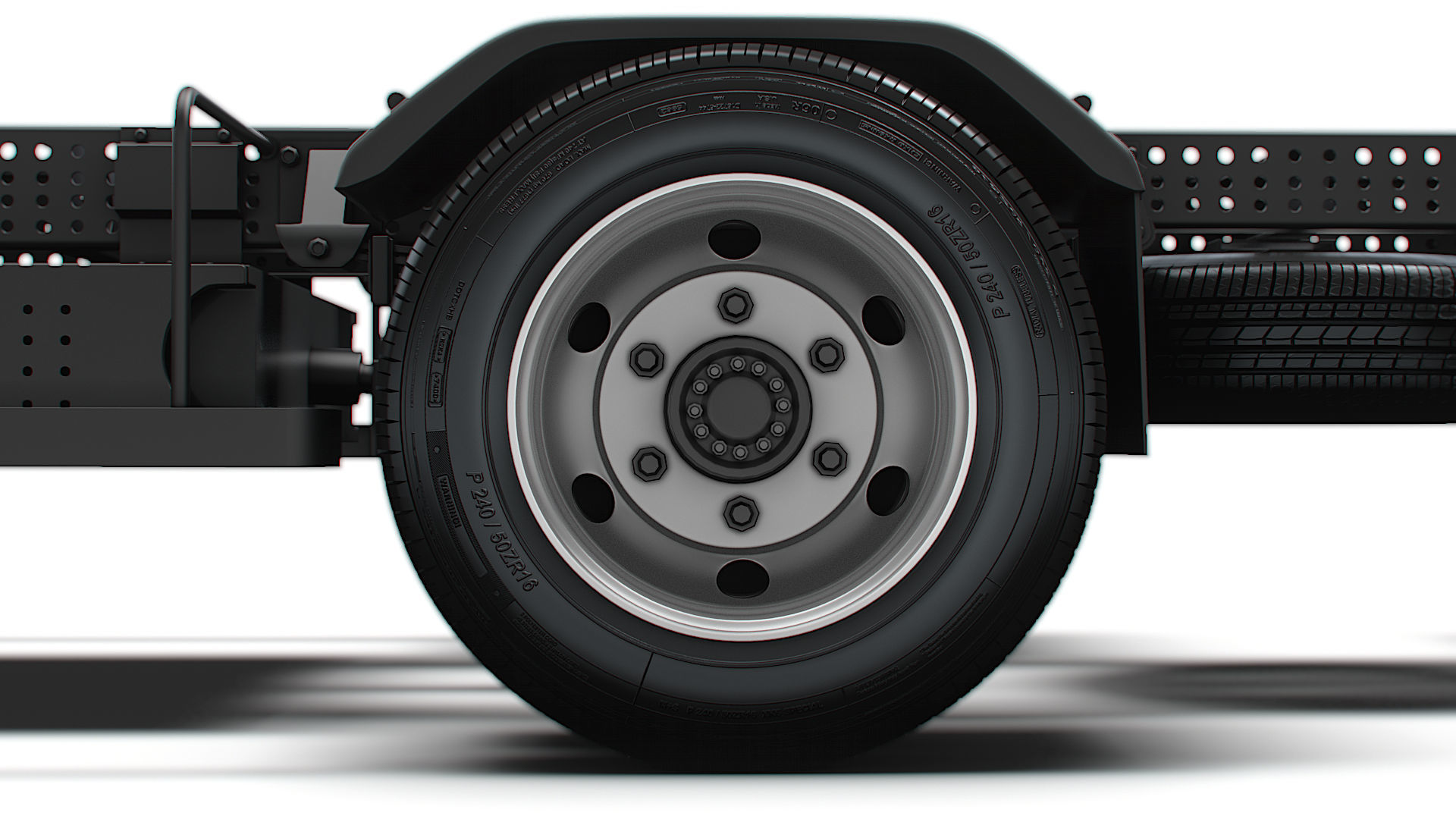 Mitsubishi Fuso E Canter ExtraWideCab 3400 2024 3D model_9