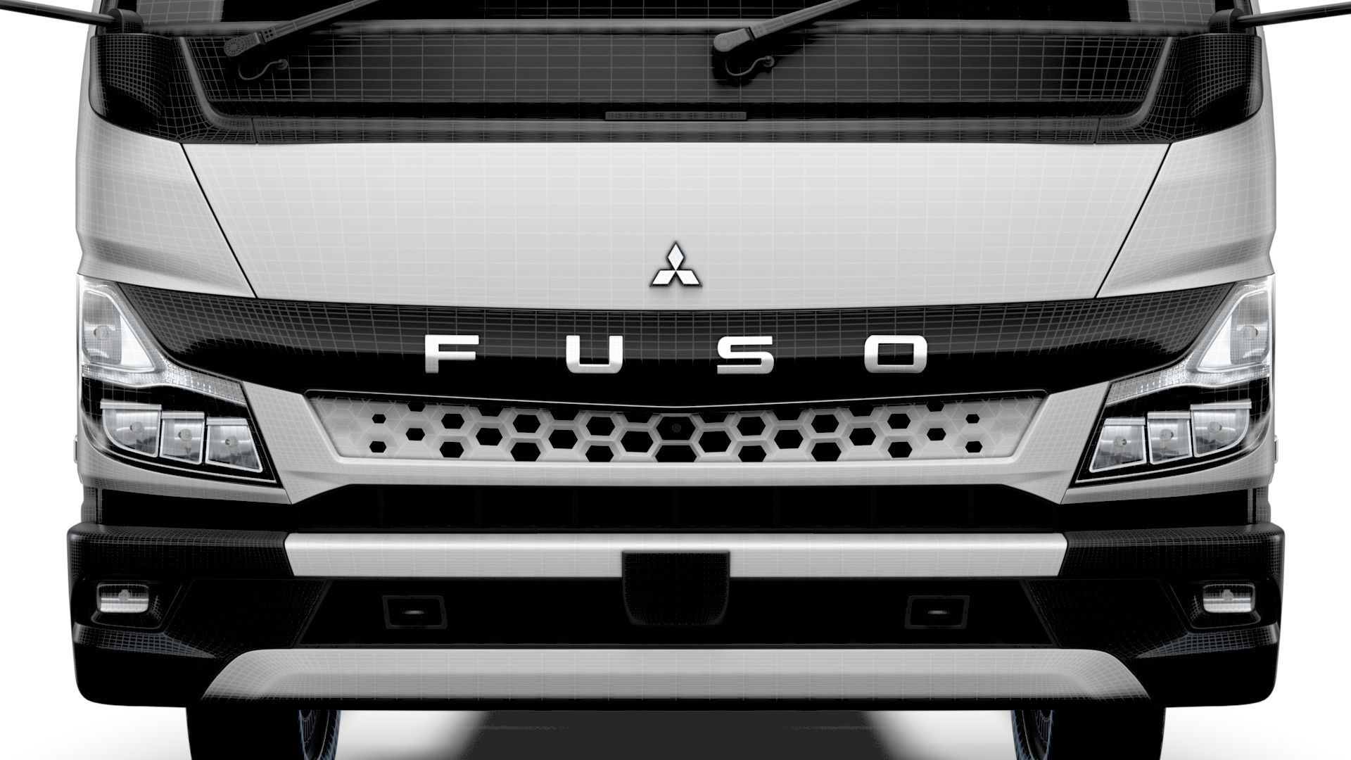 Mitsubishi Fuso E Canter ExtraWideCab 3400 2024 3D model_21