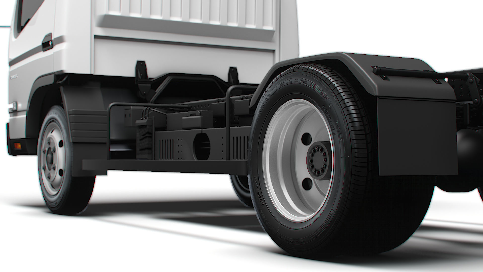 Mitsubishi Fuso E Canter ExtraWideCab 3400 2024 3D model_3