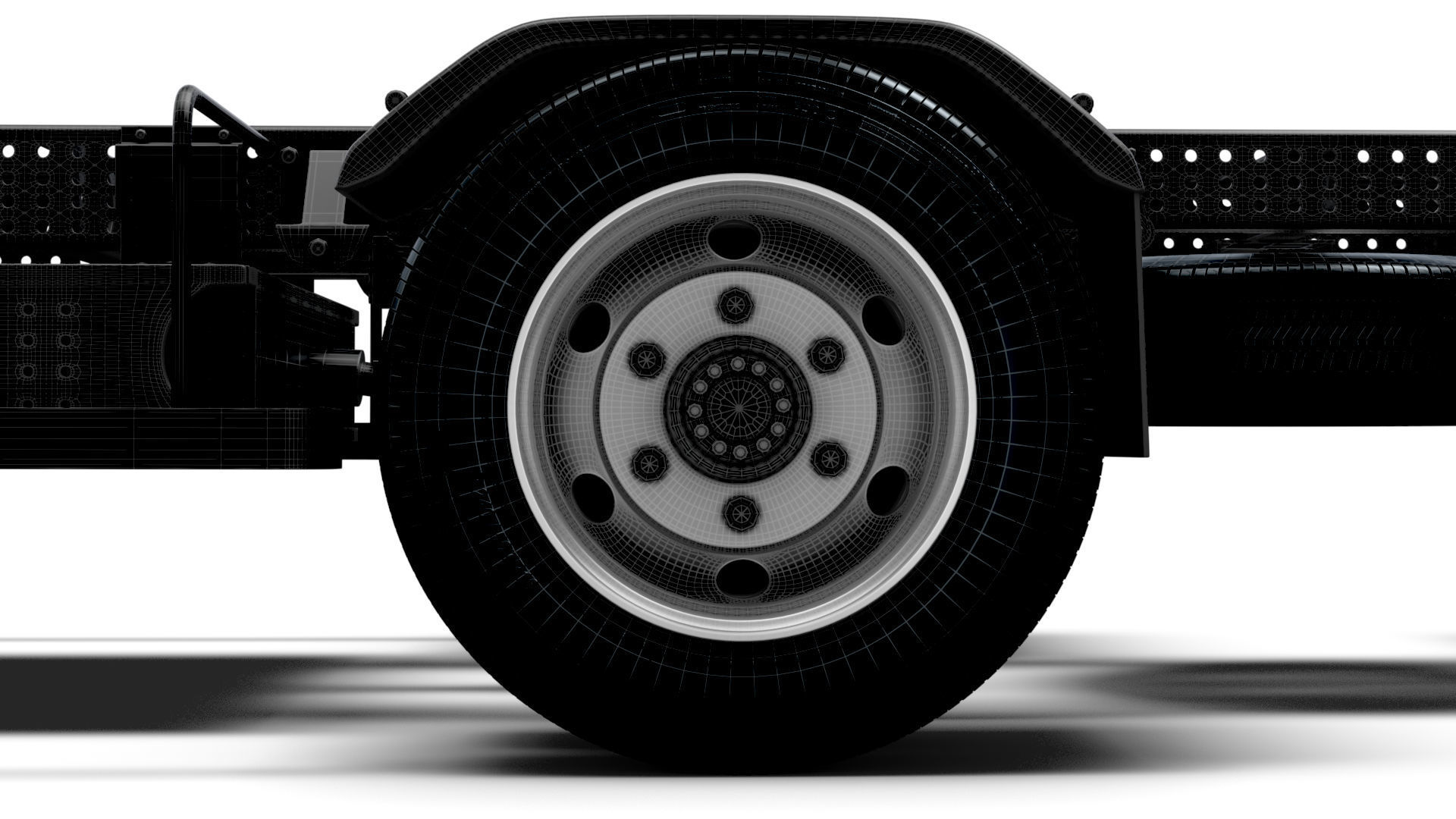 Mitsubishi Fuso E Canter ExtraWideCab 3400 2024 3D model_23