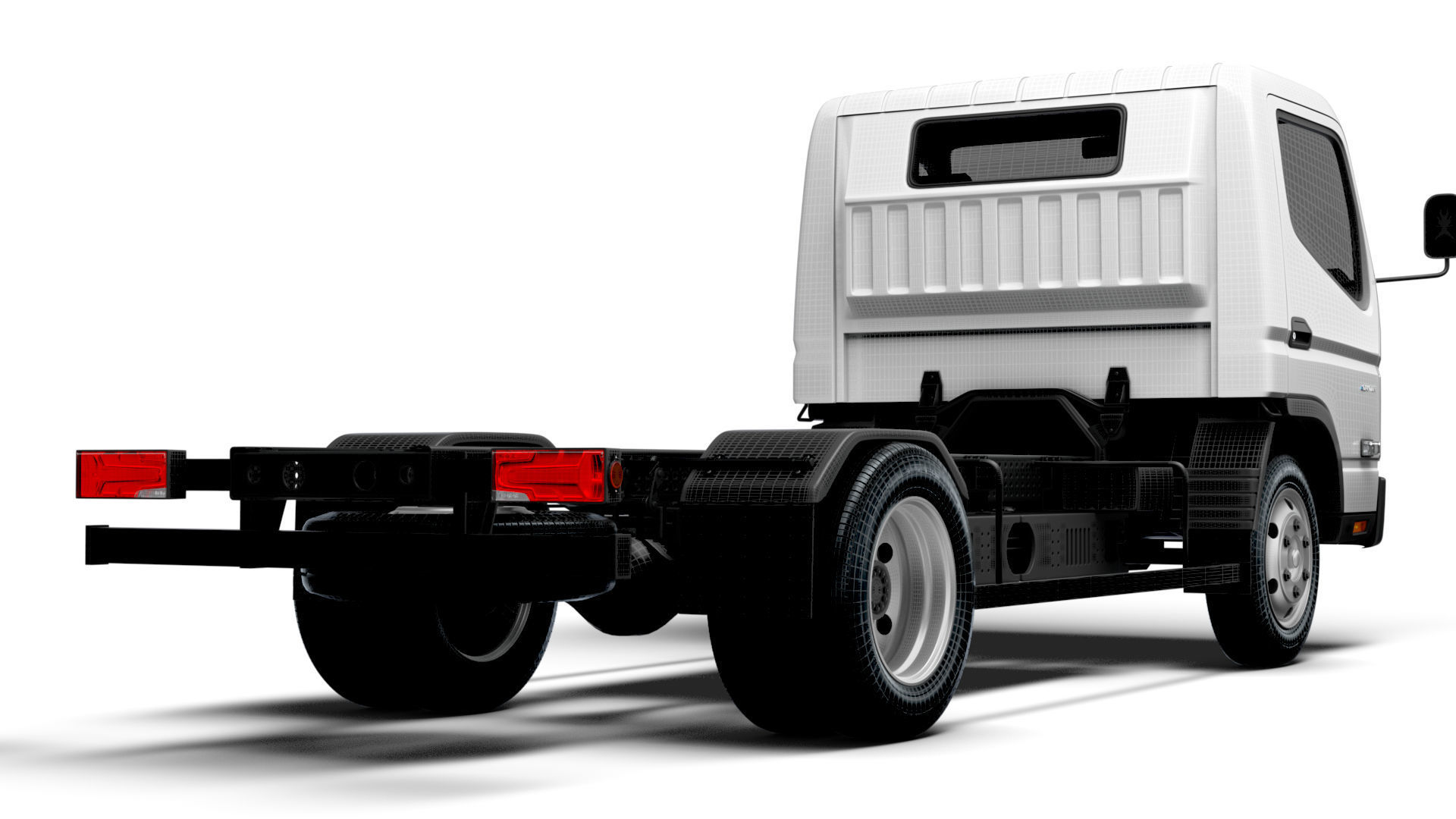 Mitsubishi Fuso E Canter ExtraWideCab 3400 2024 3D model_19