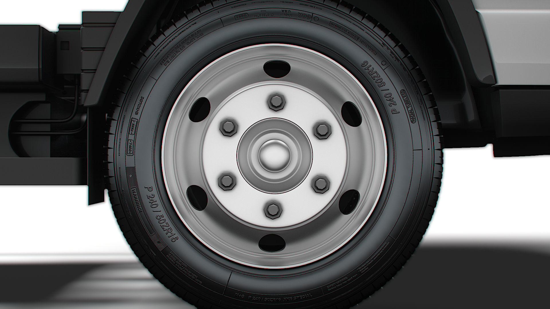 Mitsubishi Fuso E Canter ExtraWideCab 3400 2024 3D model_12