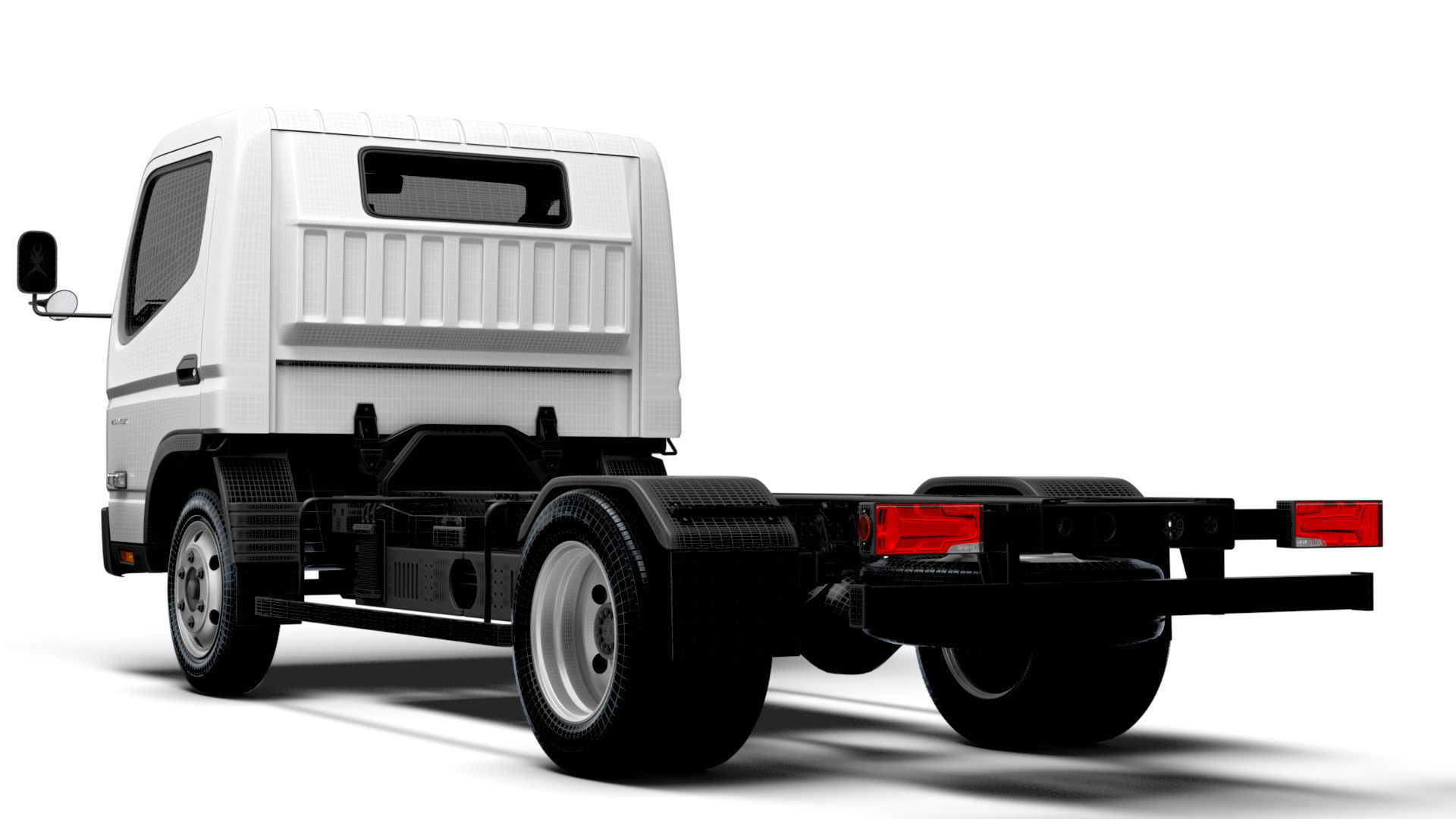 Mitsubishi Fuso E Canter ExtraWideCab 3400 2024 3D model_16