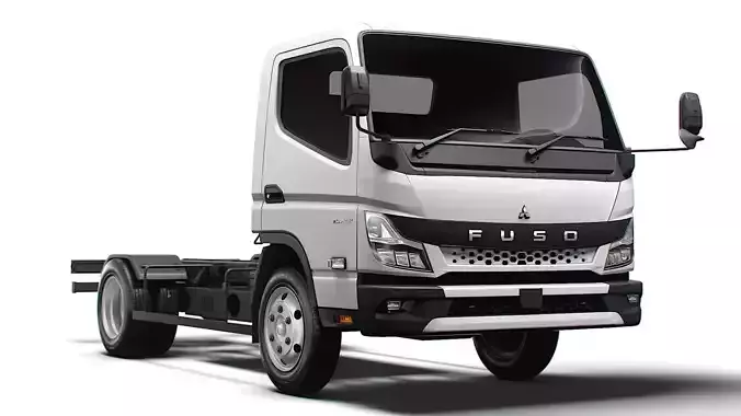 Mitsubishi Fuso E Canter ExtraWideCab 3400 2024 3D model
