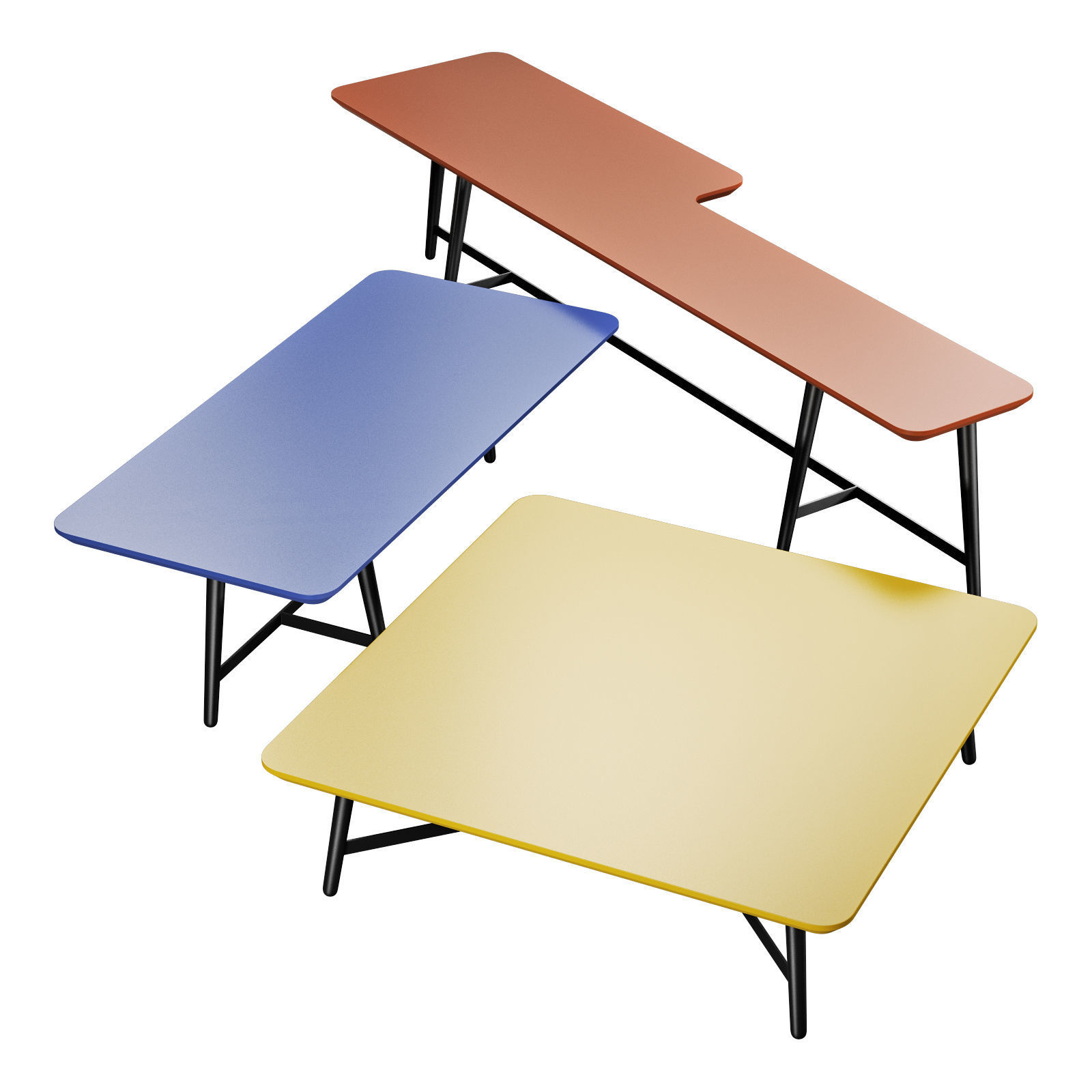 roche bobois octet cocktail table 3D model_3