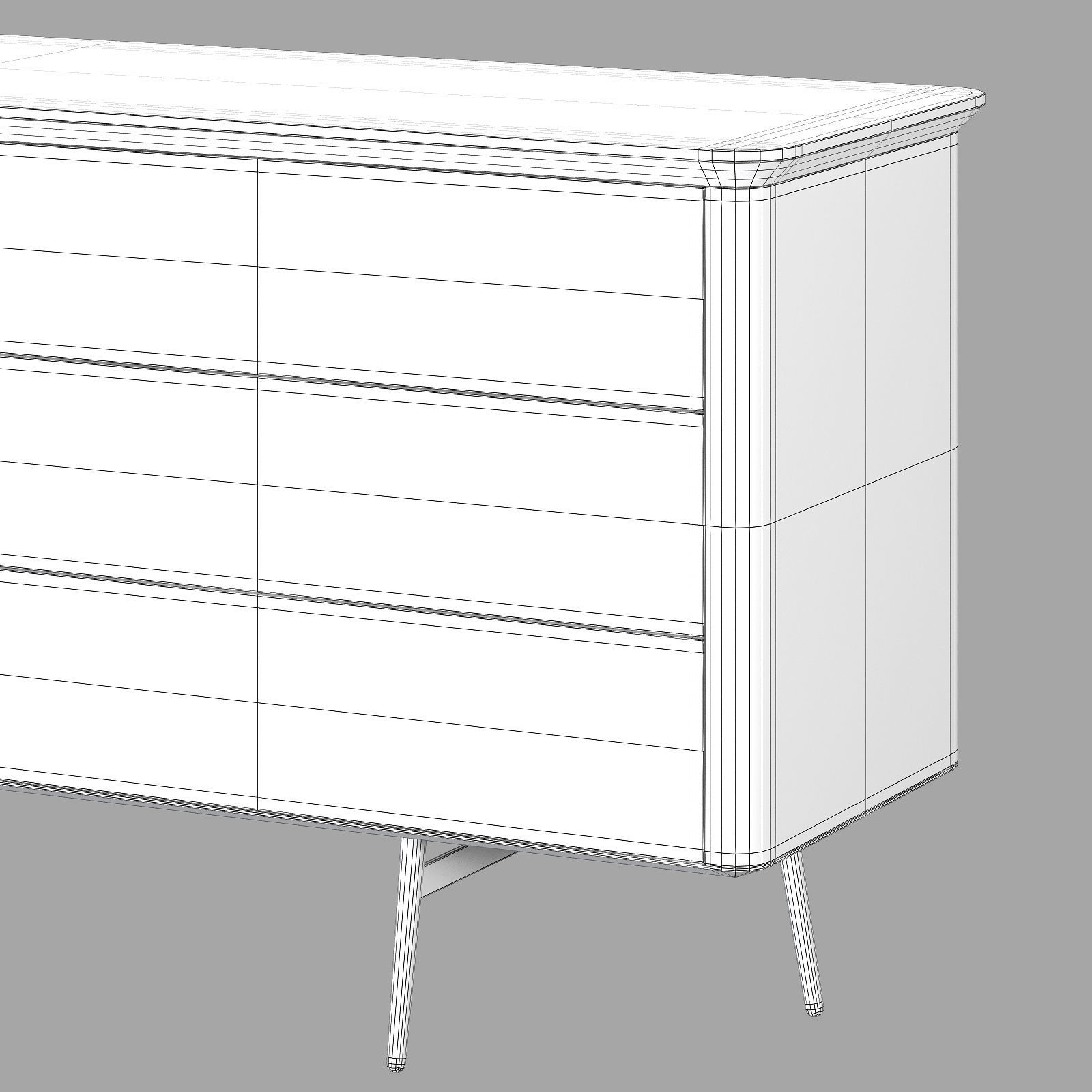 roche bobois octet dresser 3D model_5