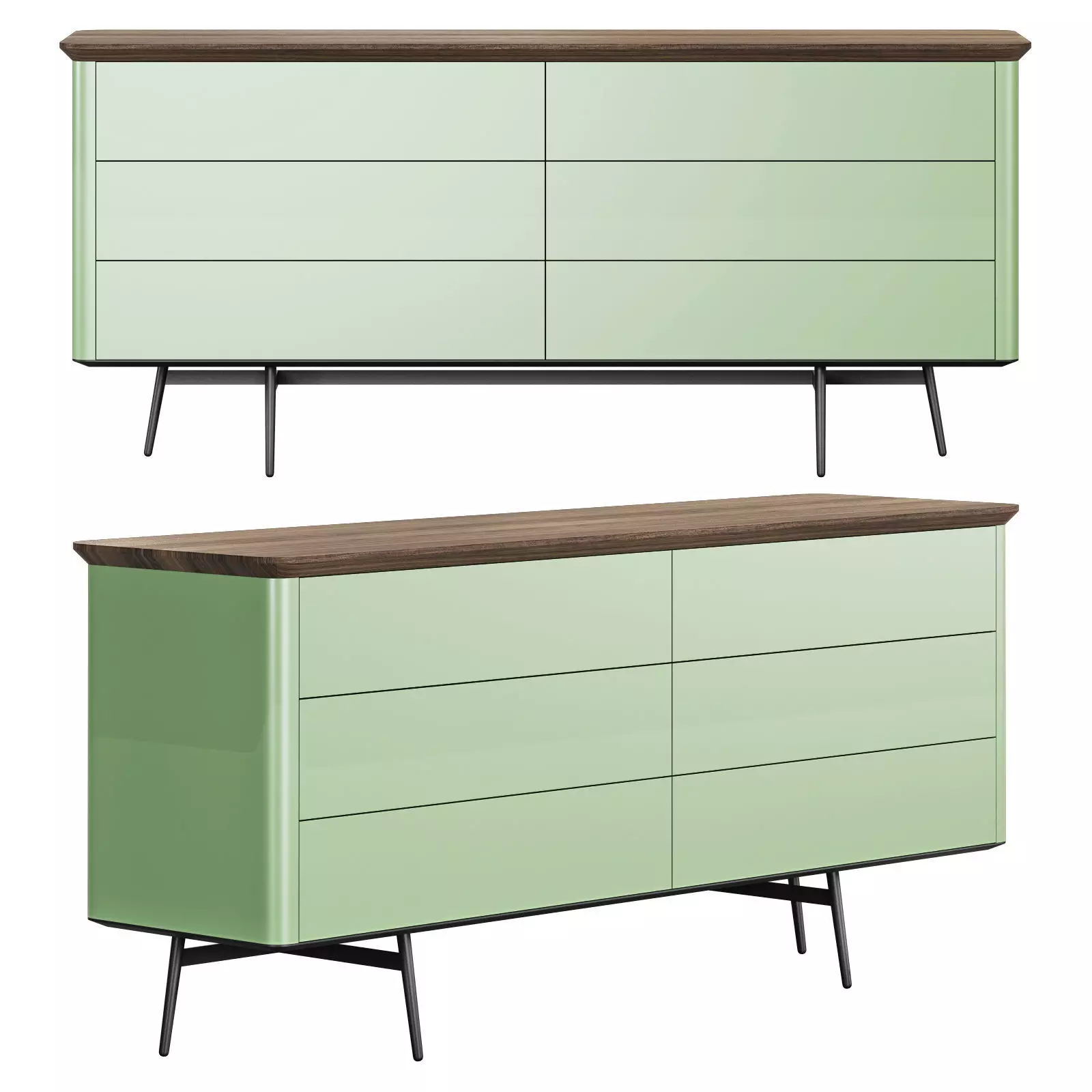 roche bobois octet dresser 3D model_0