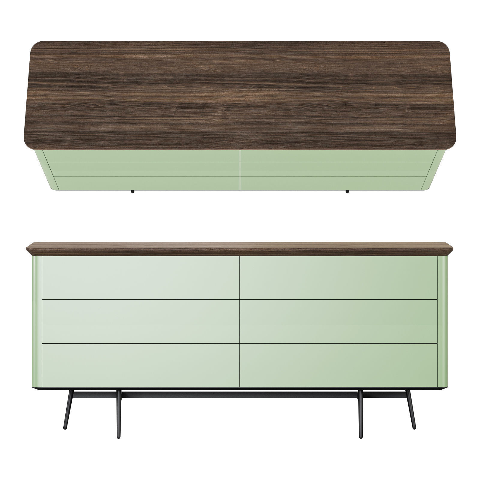 roche bobois octet dresser 3D model_1
