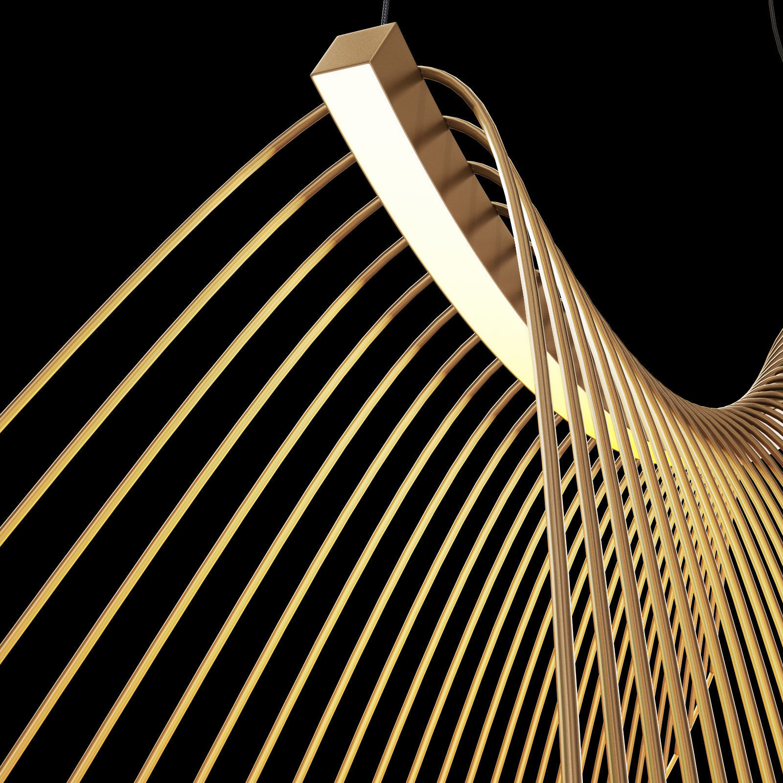 roche bobois parabola suspension 3D model_3