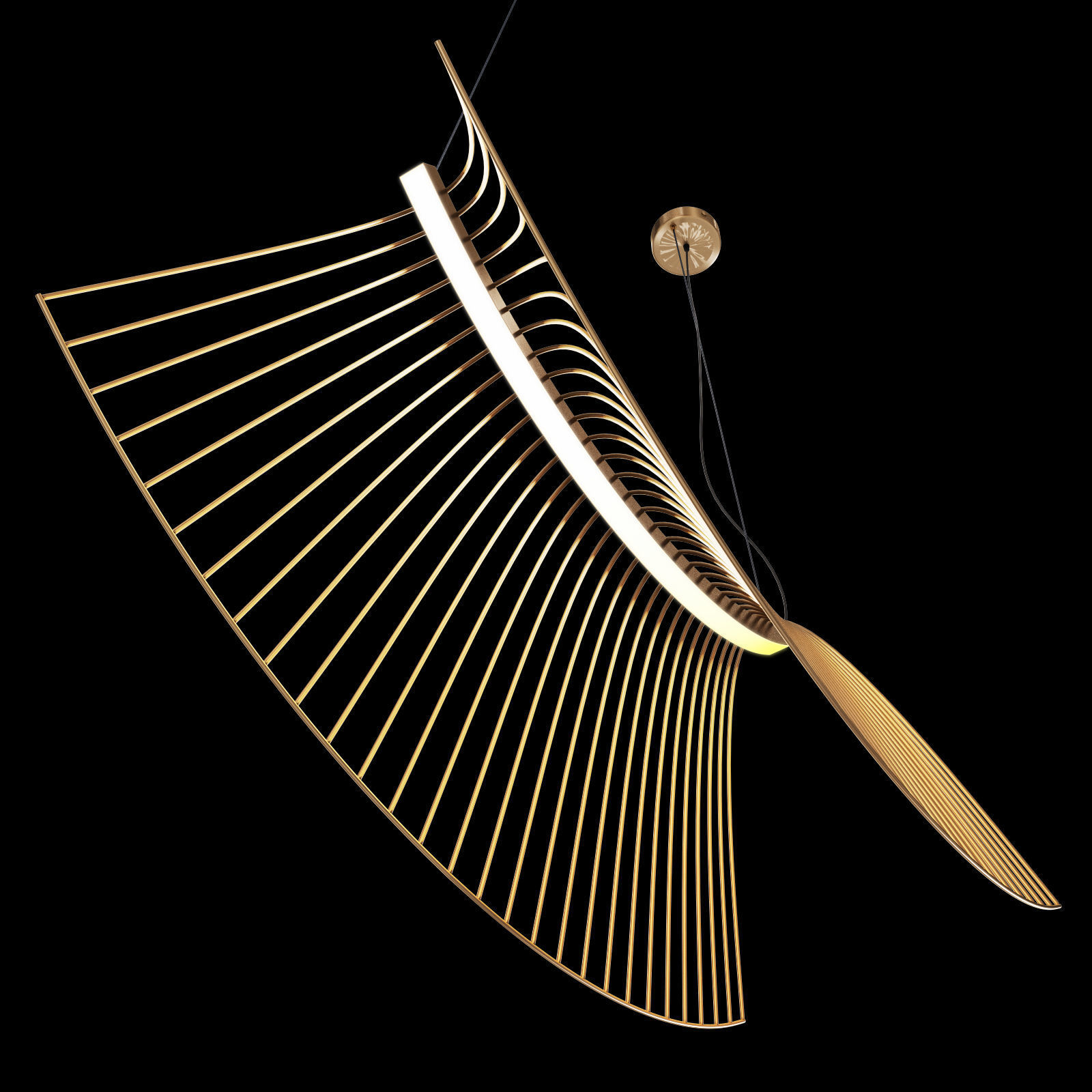 roche bobois parabola suspension 3D model_1