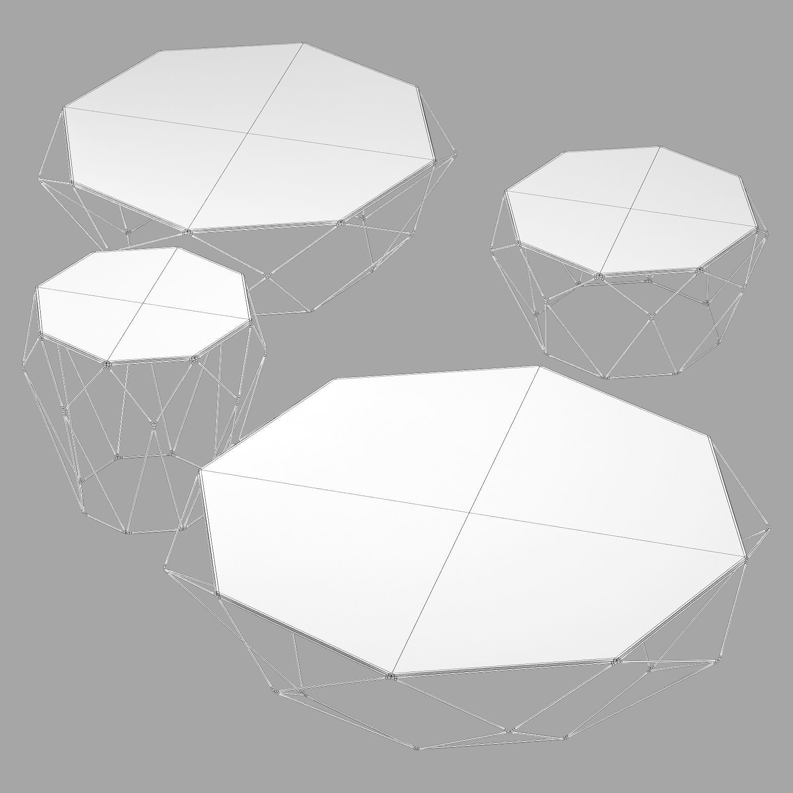 roche bobois precious cocktail table 3D model_7