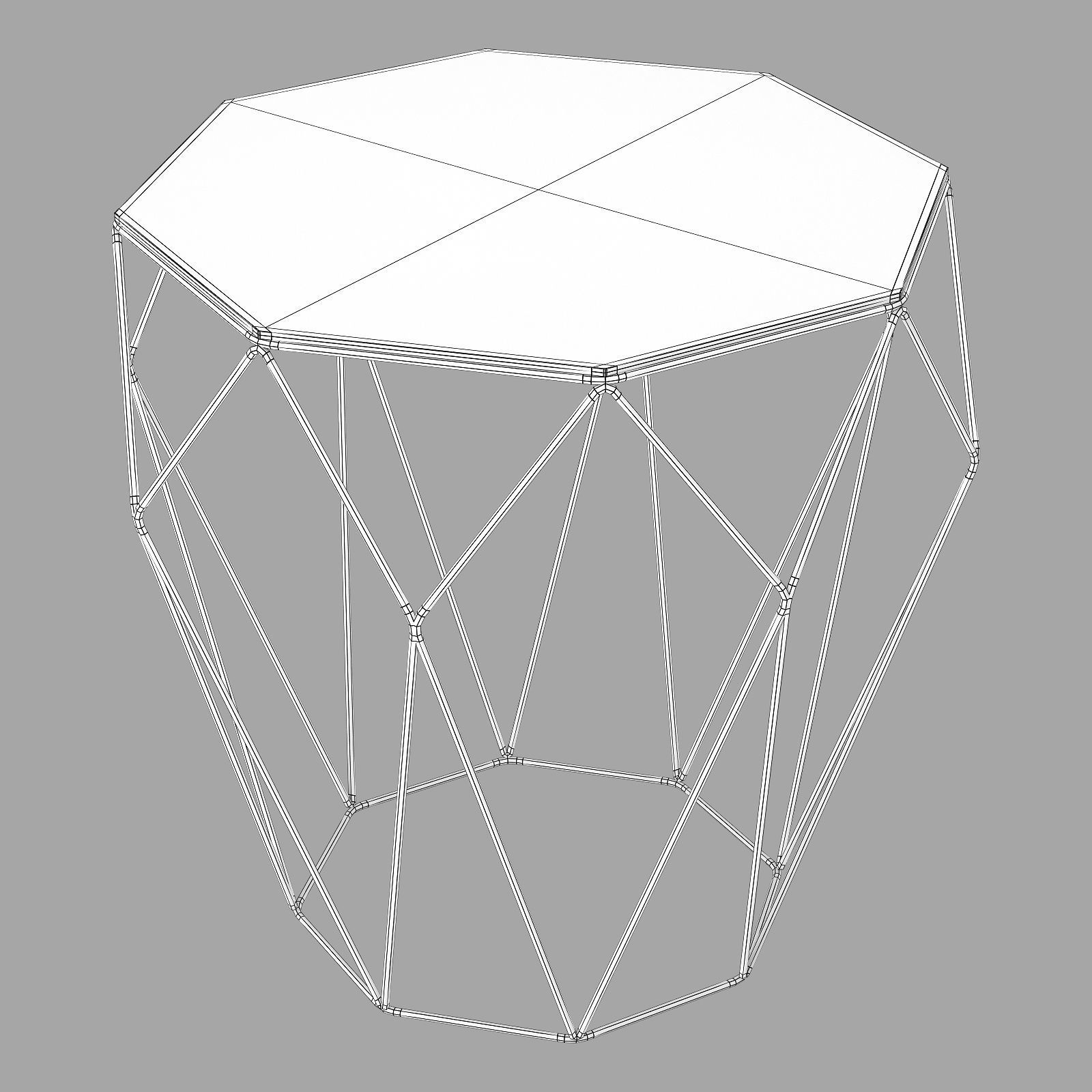 roche bobois precious cocktail table 3D model_1