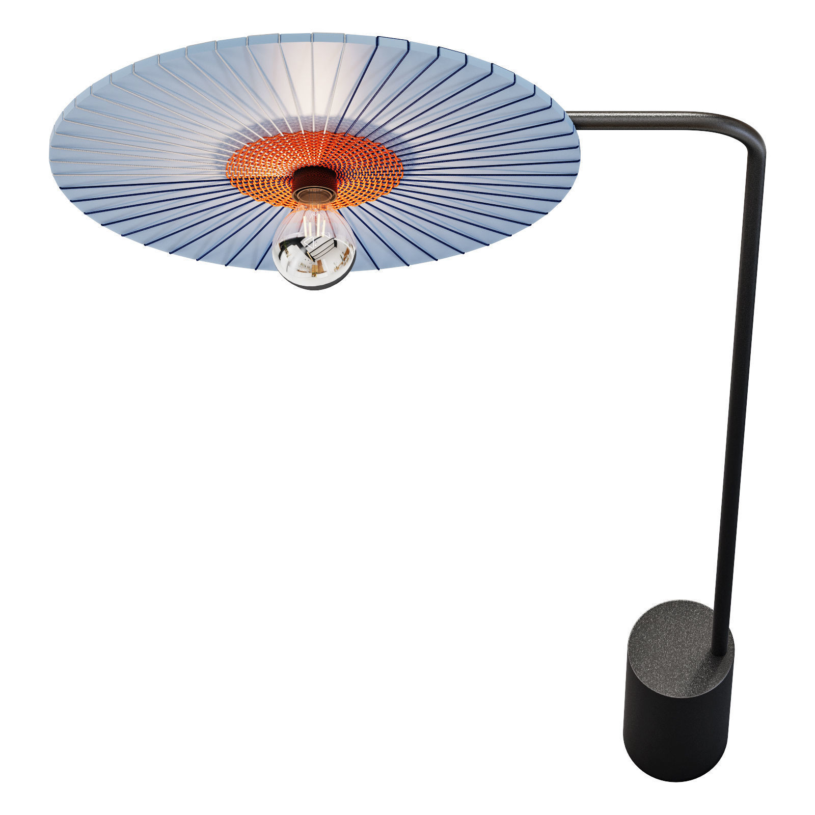 roche bobois rays floor light 3D model_2