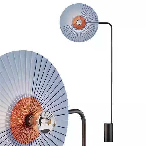 roche bobois rays floor light