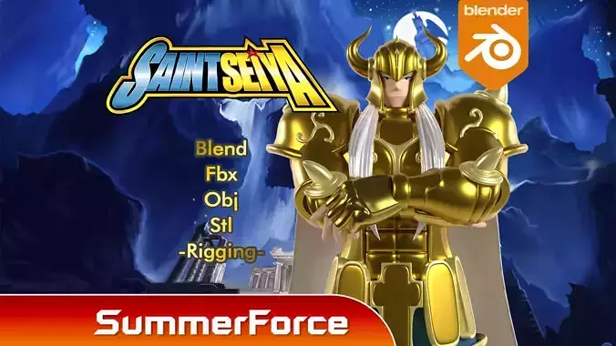 Taurus Aldebaran - Saint Seiya 3D model
