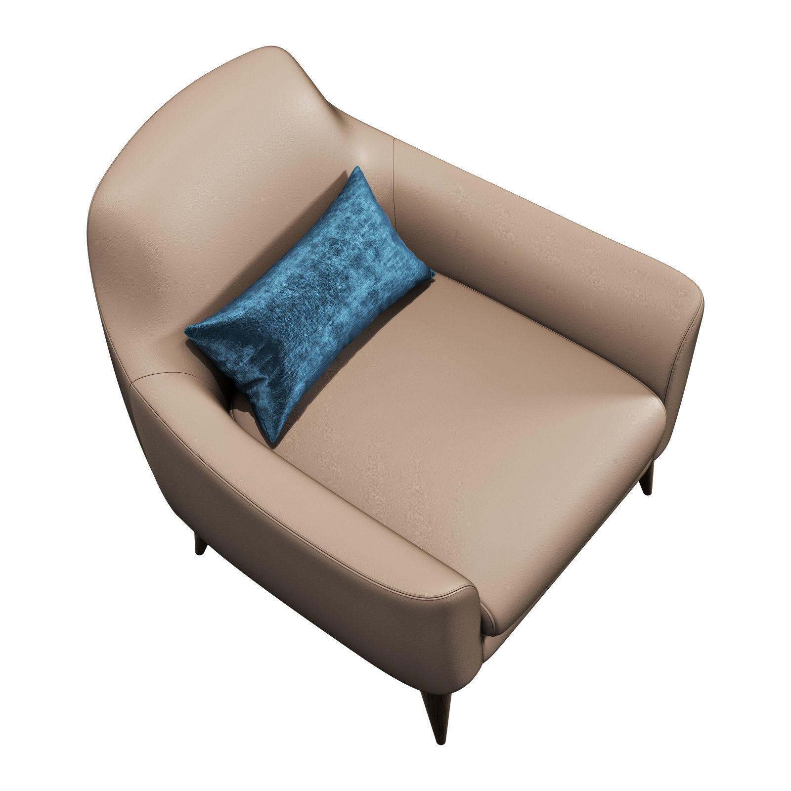 roche bobois rondo armchair 3D model_8