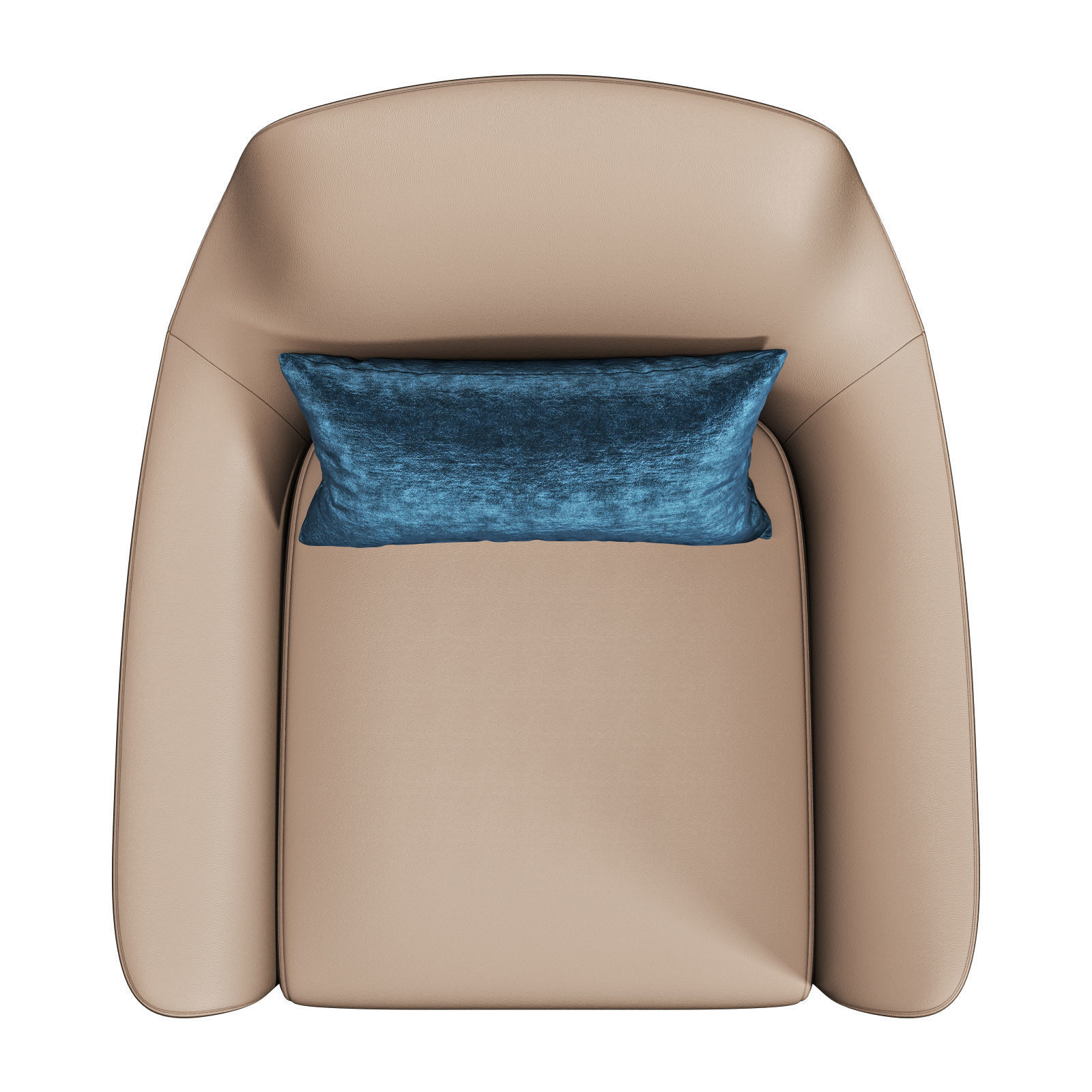 roche bobois rondo armchair 3D model_7