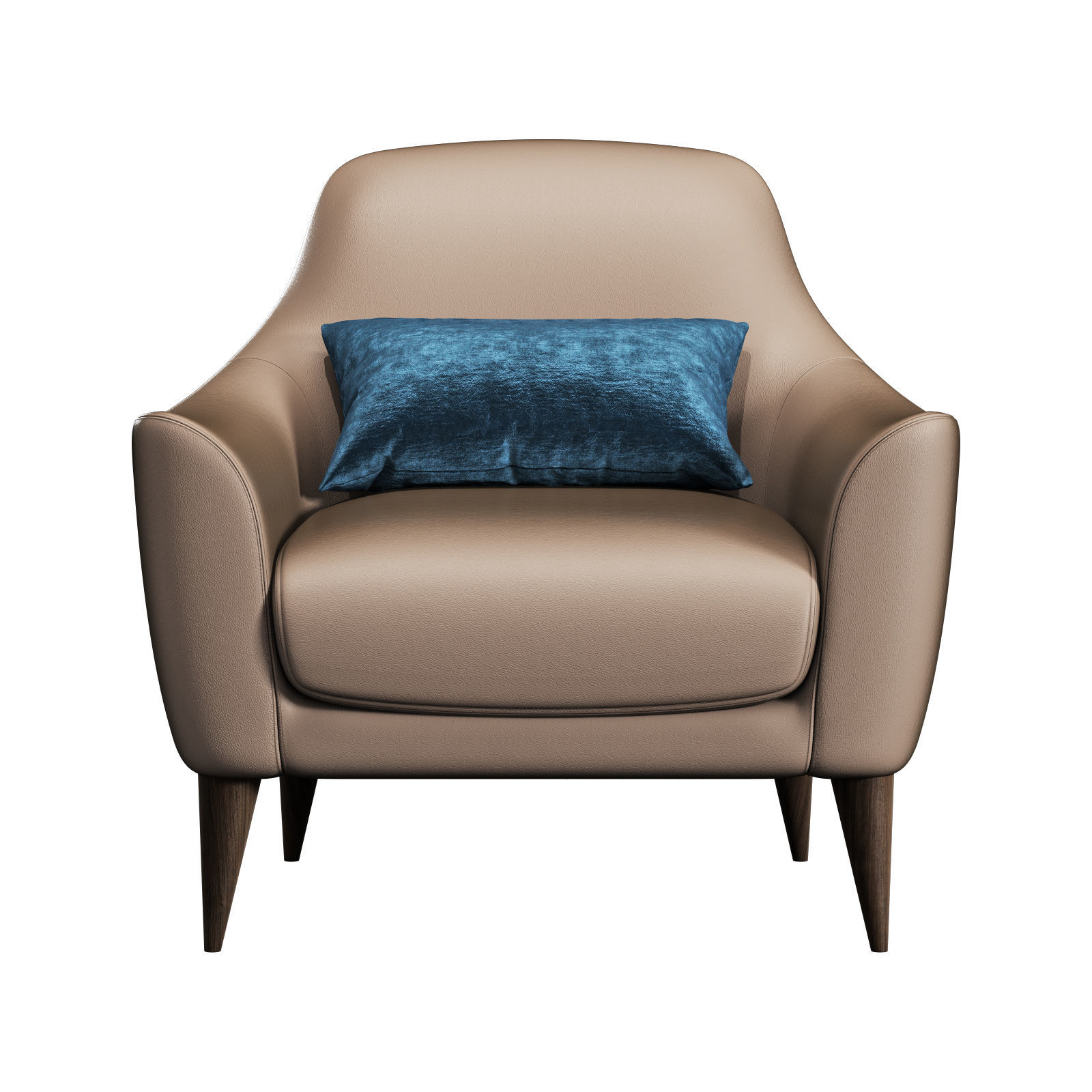 roche bobois rondo armchair 3D model_1