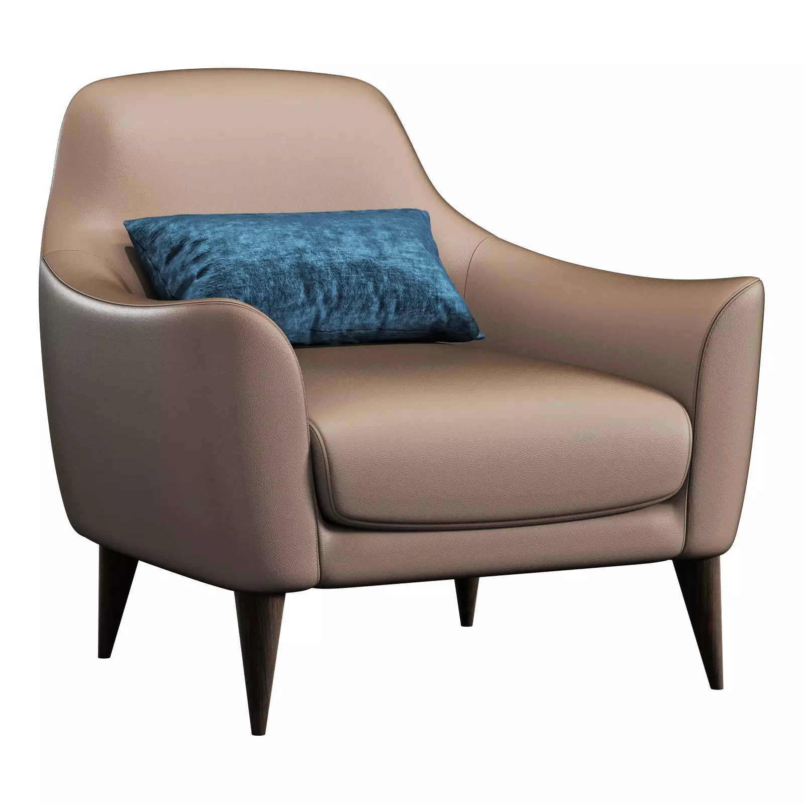 roche bobois rondo armchair 3D model_0