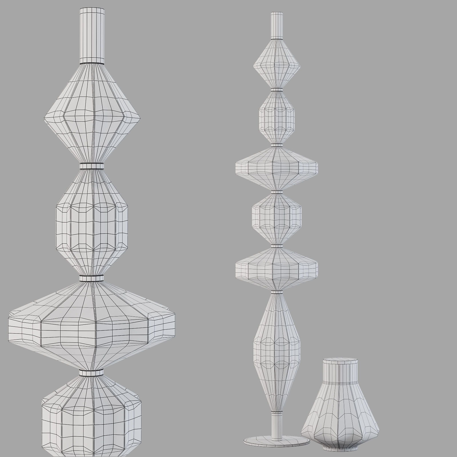roche bobois serena floor lamp 3D model_5