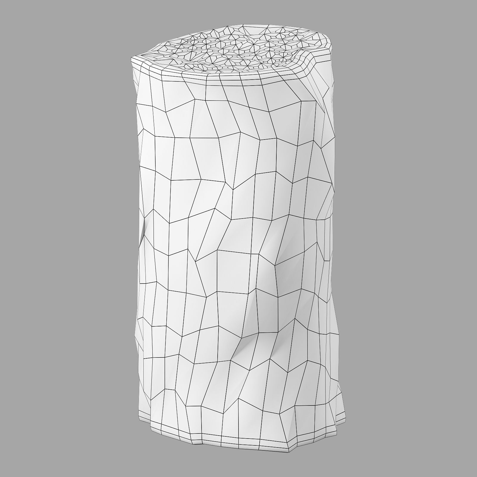 roche bobois silver tree cocktail table 3D model_1