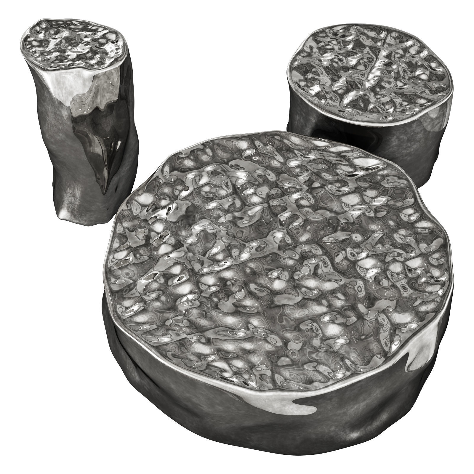 roche bobois silver tree cocktail table 3D model_3