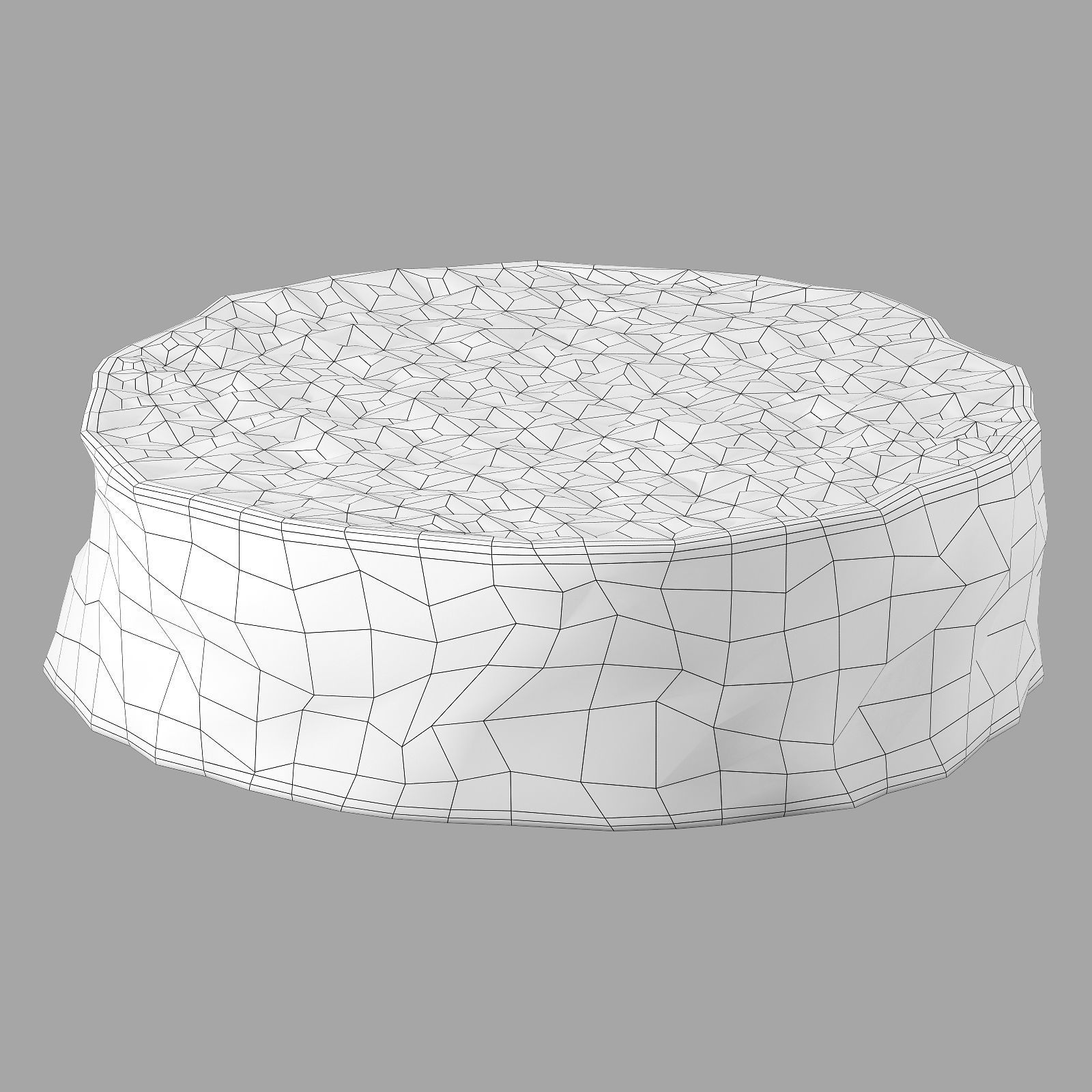 roche bobois silver tree cocktail table 3D model_8