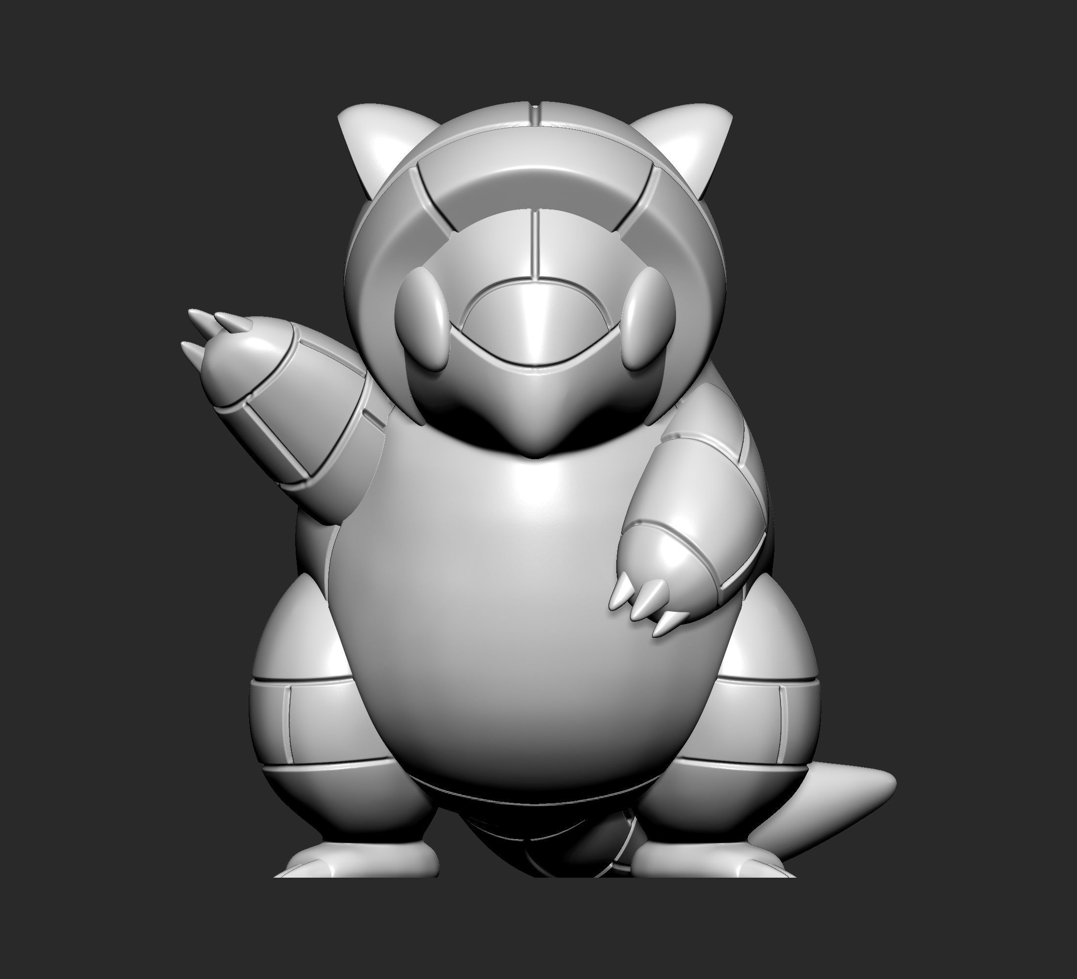 Pokemon - Alolan Sandshrew  with 2 poses 3D print model_6
