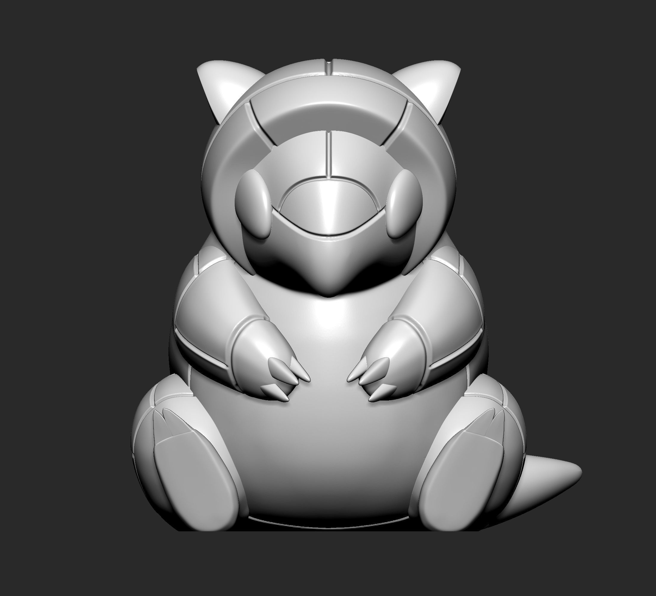 Pokemon - Alolan Sandshrew  with 2 poses 3D print model_2