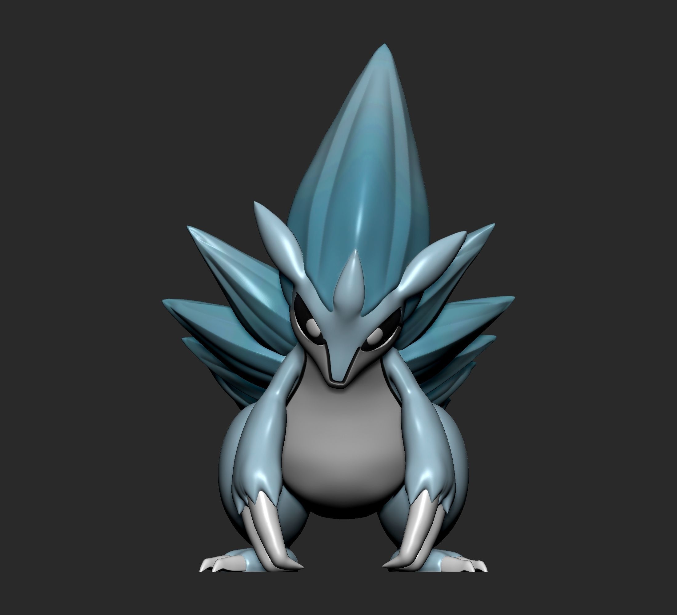 Pokemon - Alolan Sandshrew and Sandslash with 2 poses 3D print model_9