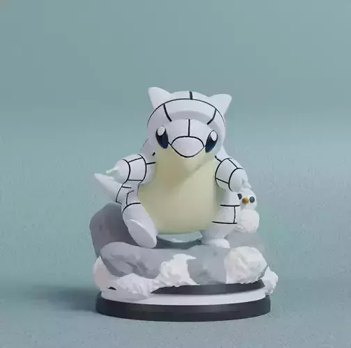 Pokemon - Alolan Sandshrew Figure 