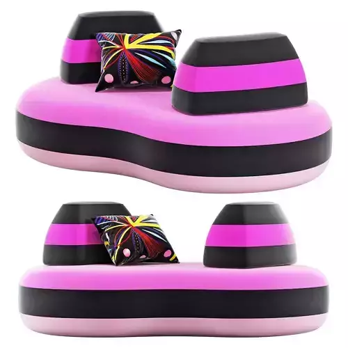 Roche Bobois bombom 2-5 seat armless sofa