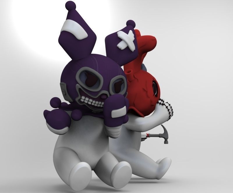 Kuromi and My Melody x Dorohedoro 3D print model_2