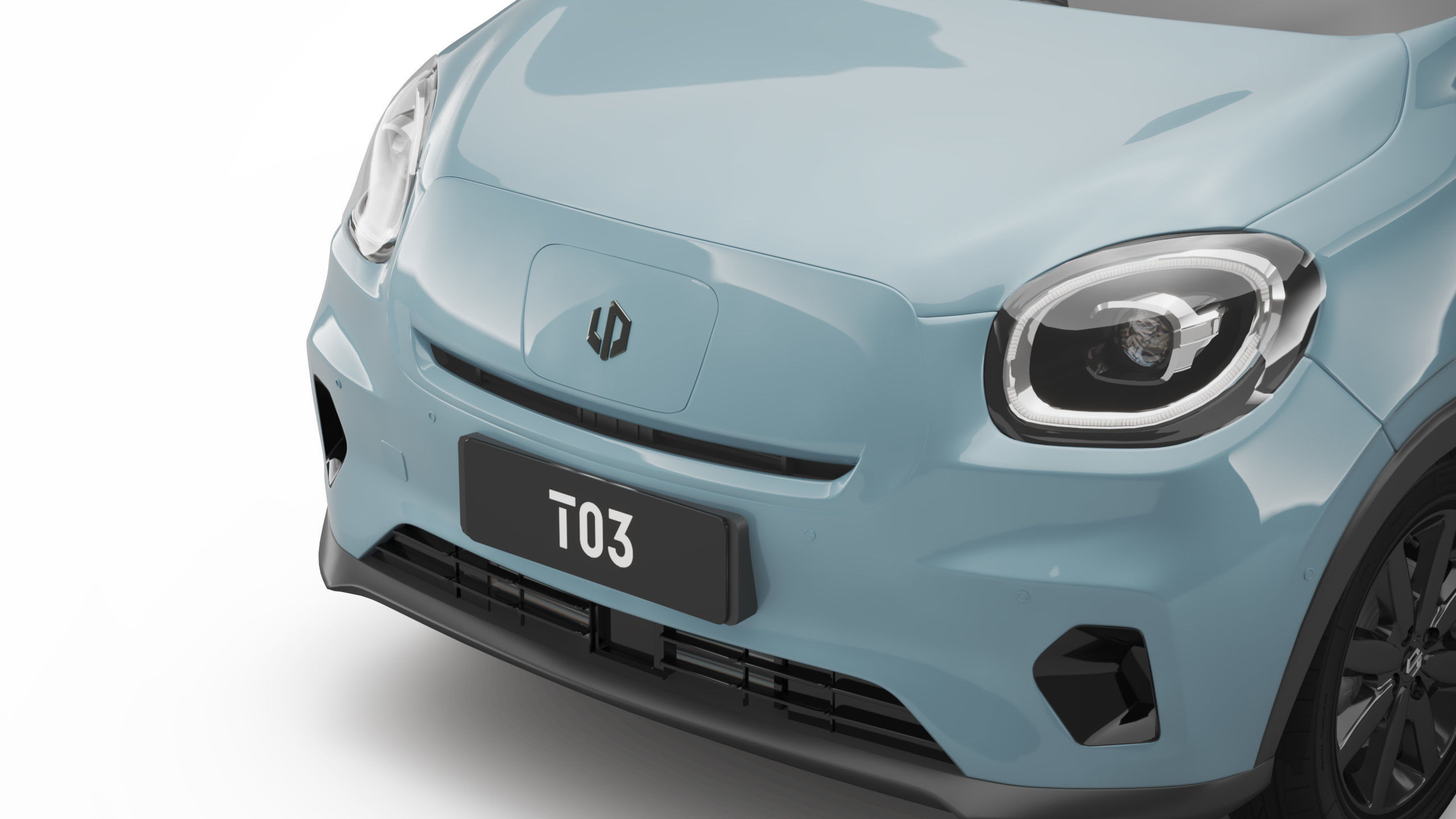 2024 Leapmotor T03 With Interior 3D model_3