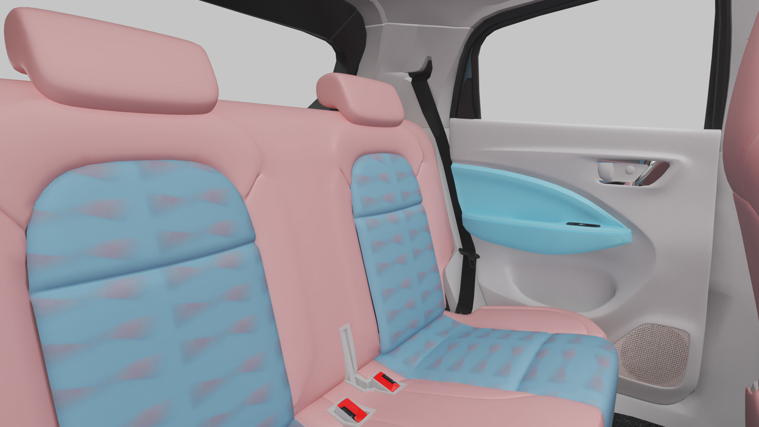 2024 Leapmotor T03 With Interior 3D model_12