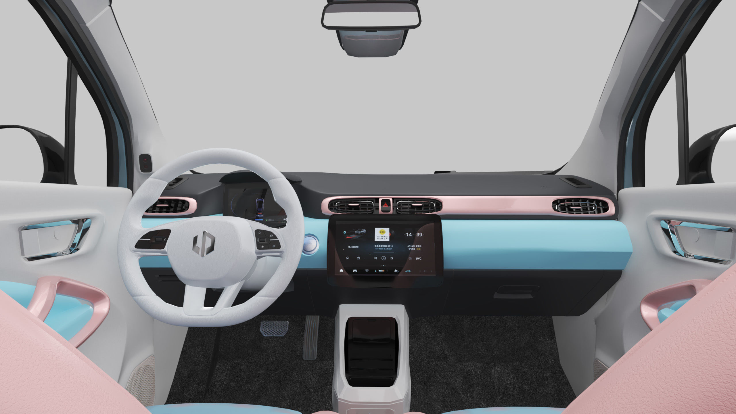 2024 Leapmotor T03 With Interior 3D model_11