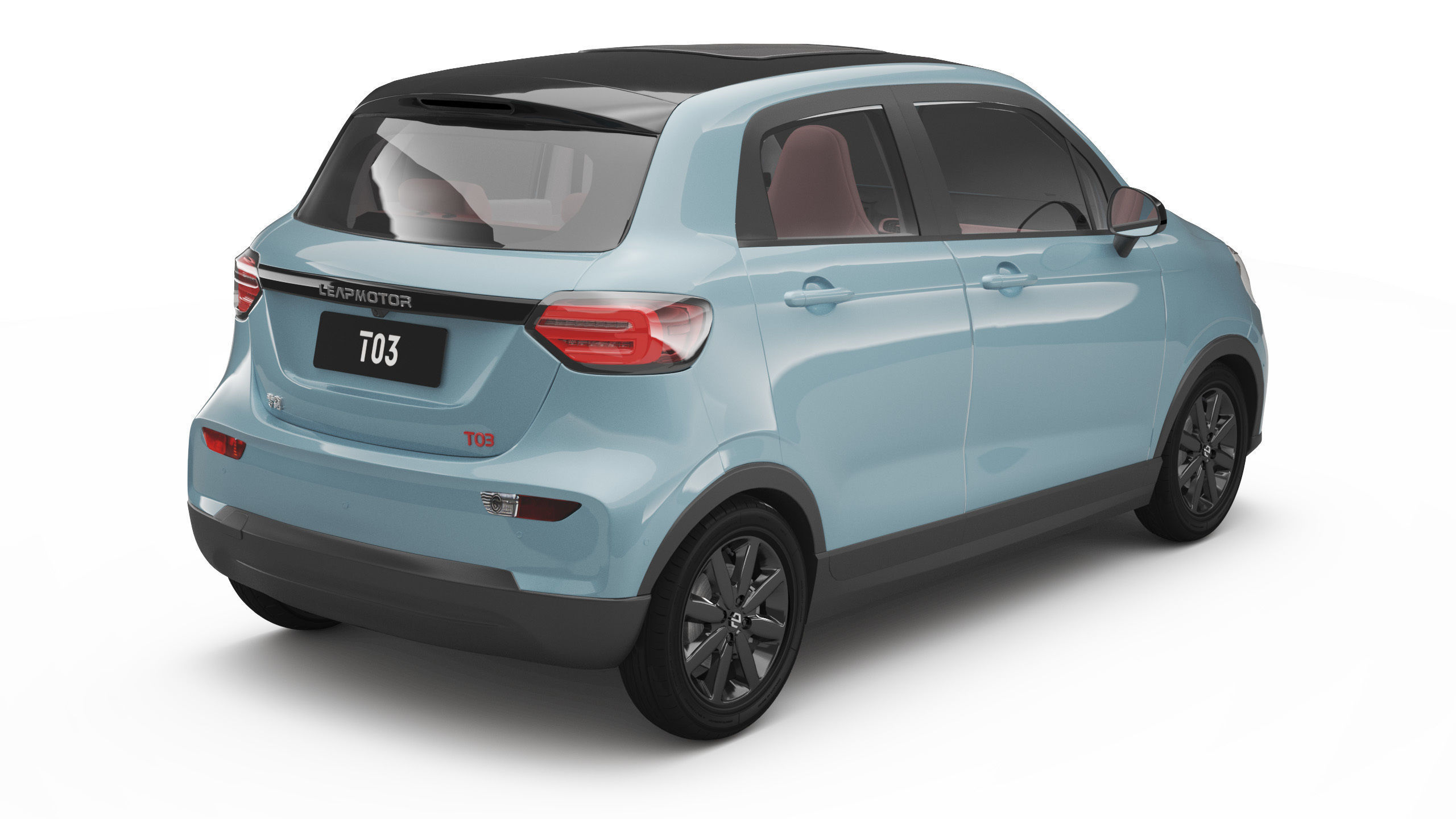 2024 Leapmotor T03 With Interior 3D model_1
