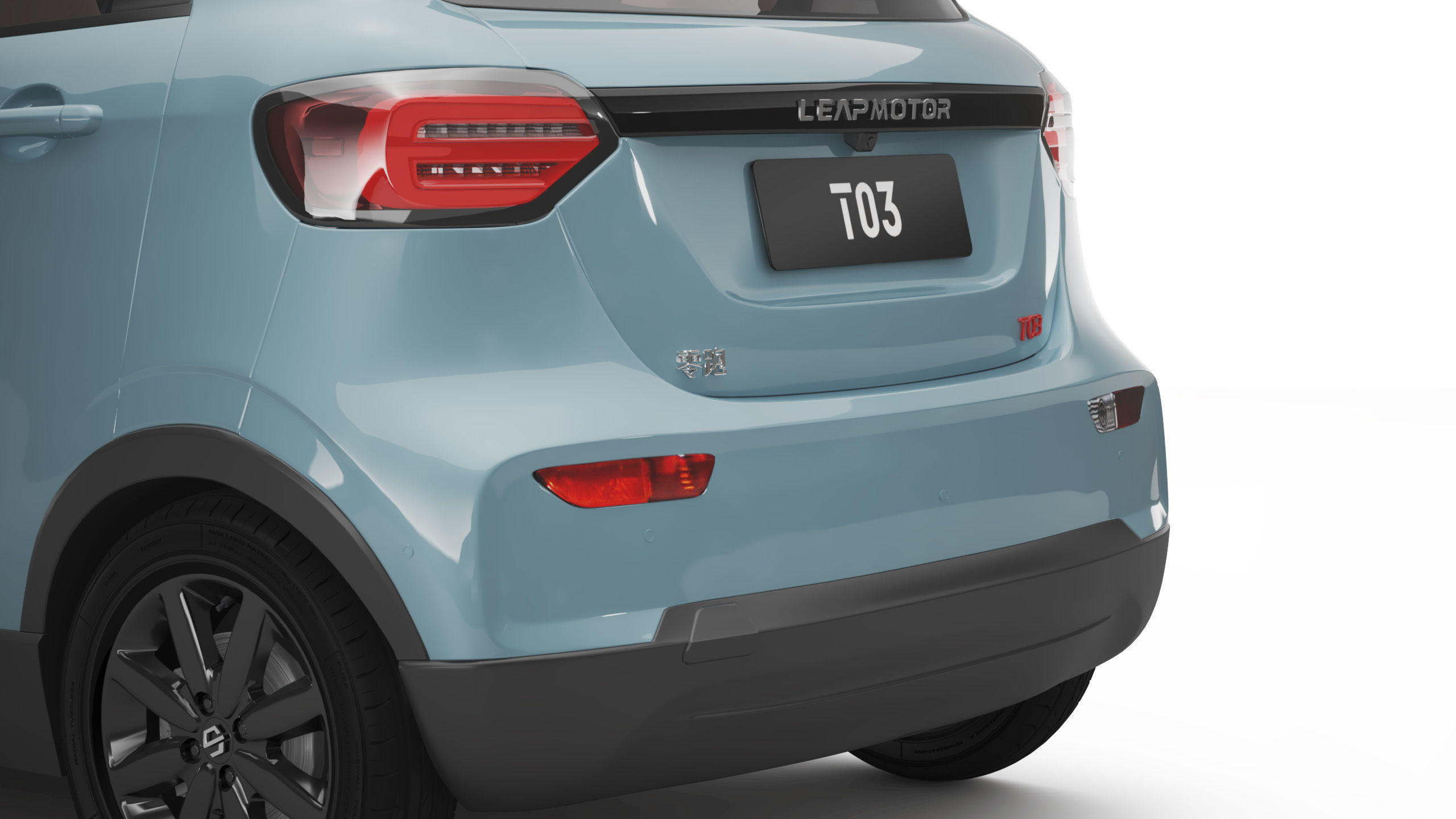 2024 Leapmotor T03 With Interior 3D model_4