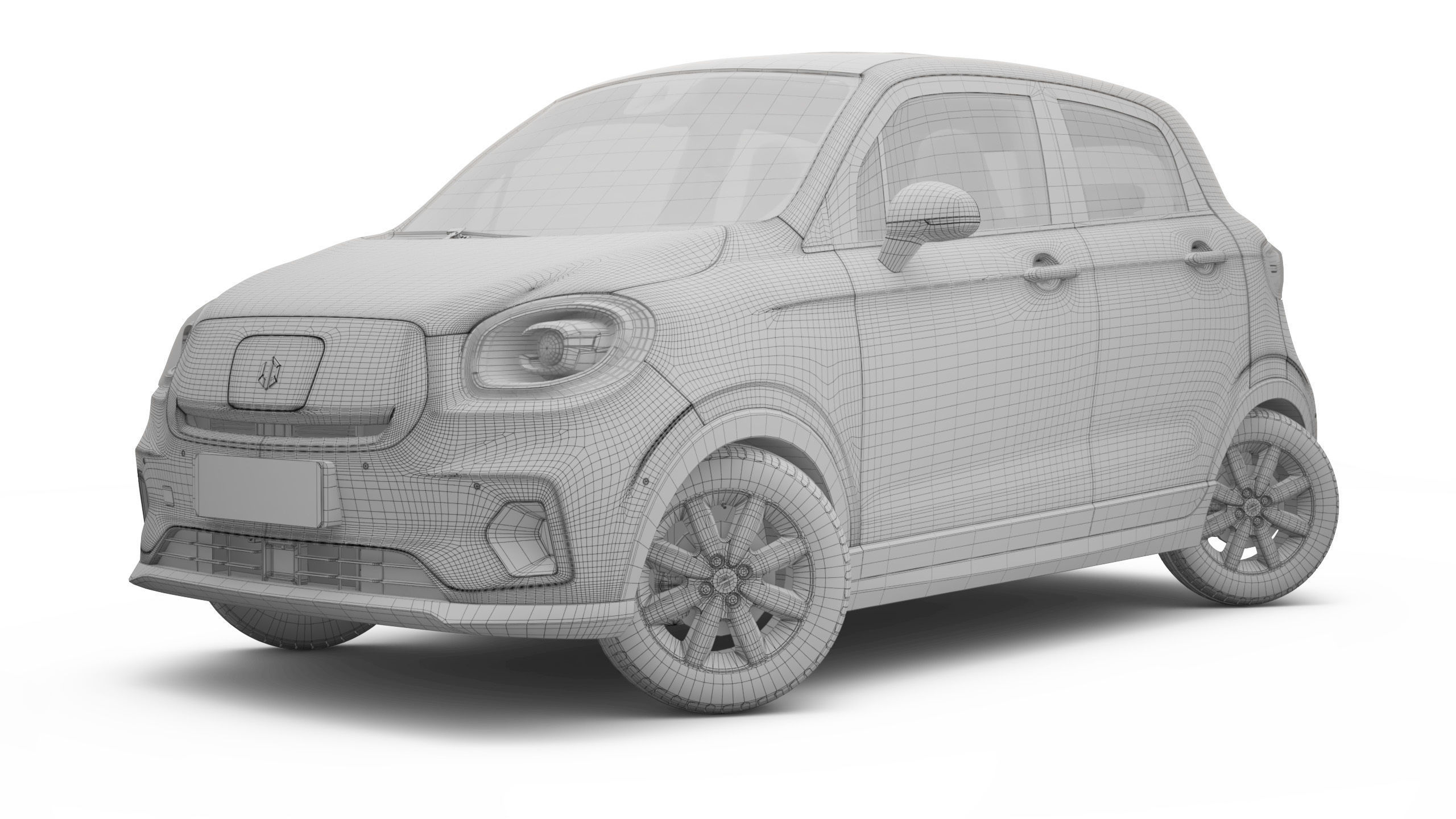 2024 Leapmotor T03 With Interior 3D model_14