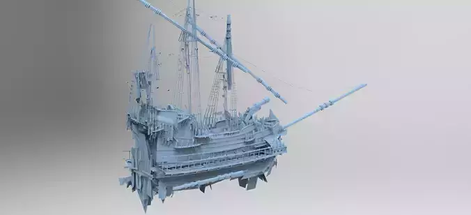 Ship Wreck in half 