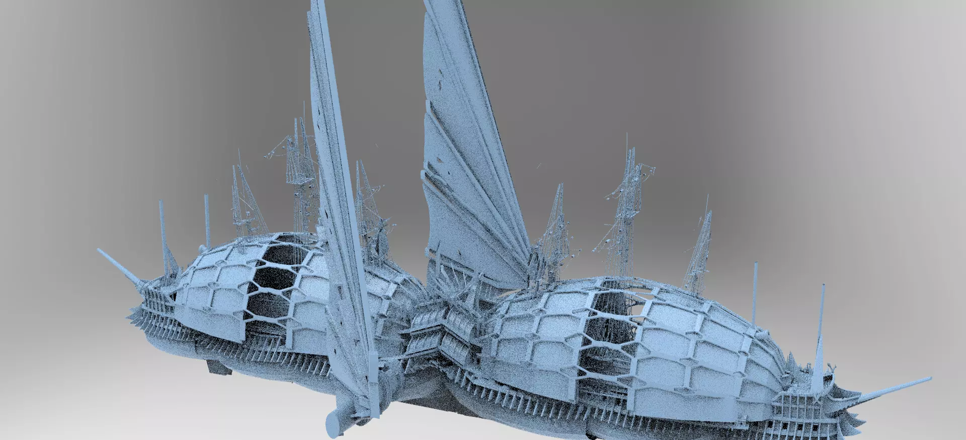 Great Khan Ocean blockade 3D model