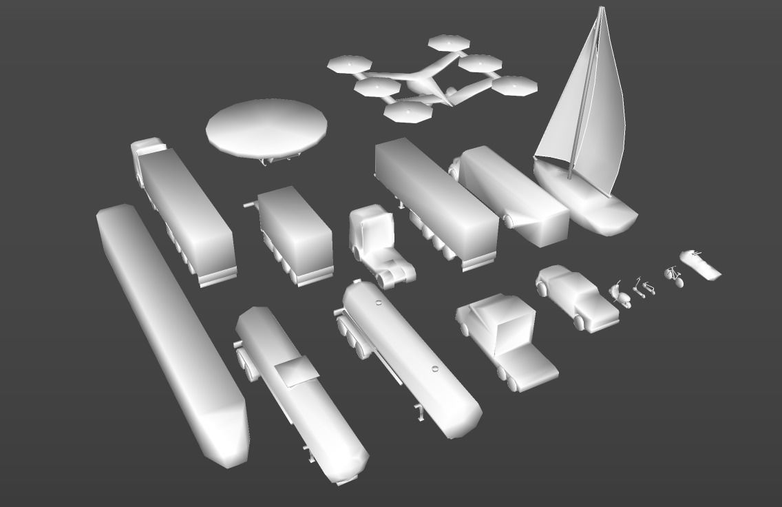 Car Concept Model 2 - Library Car 3D print model 3D print model_1