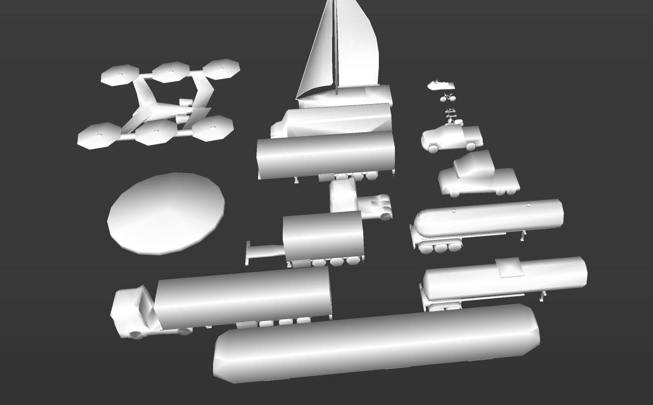 Car Concept Model 2 - Library Car 3D print model 3D print model_2