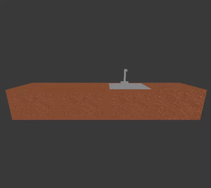 Kitchen Sink Free low-poly 3D model
